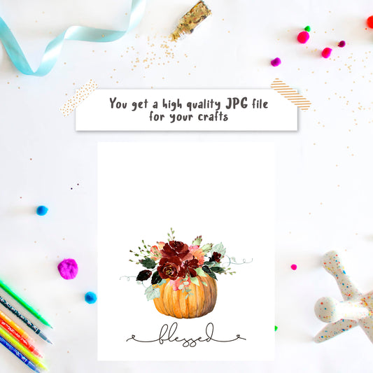 Blessed Thanksgiving Handprint Art crafts