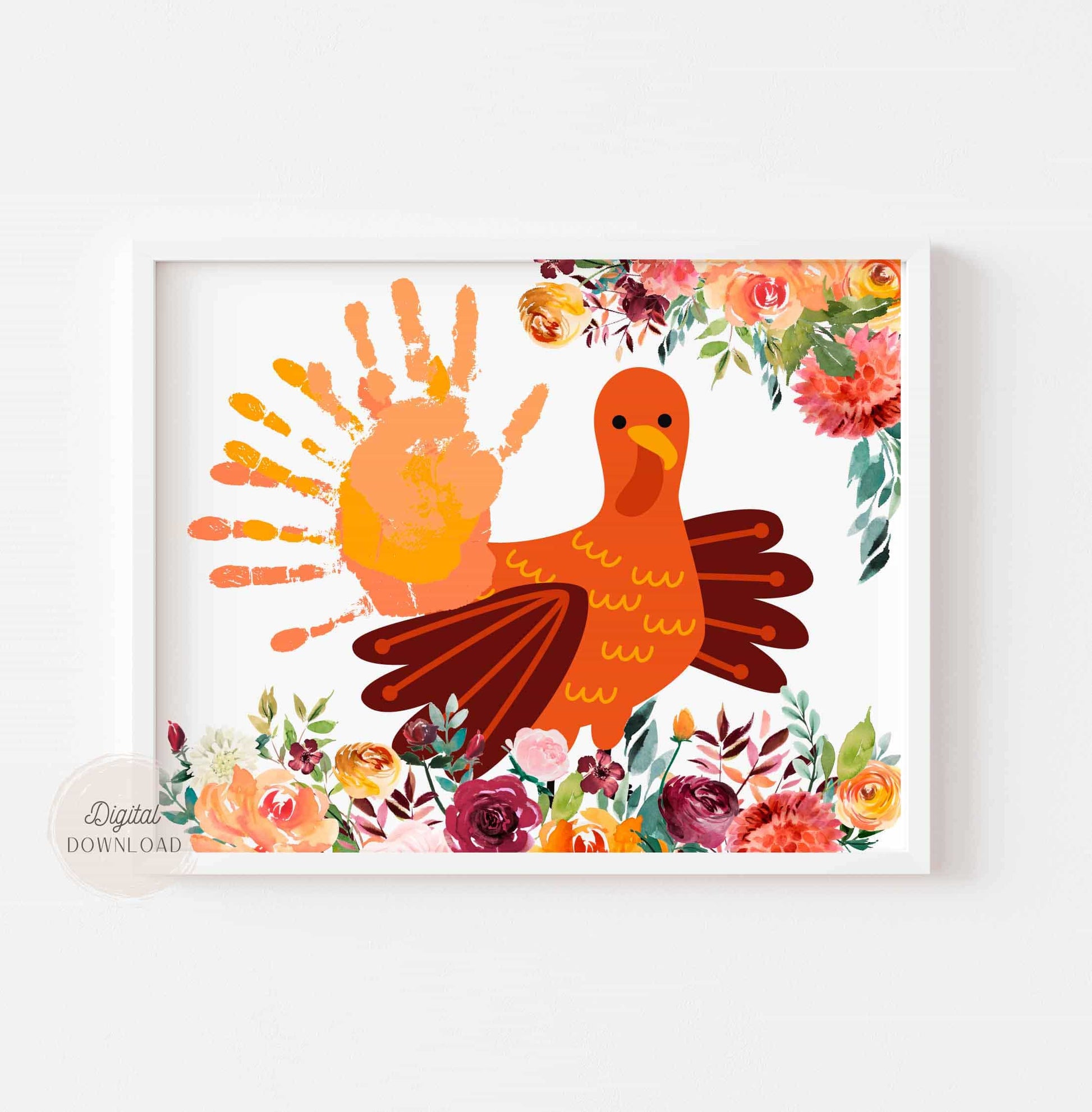 Turkey Handprint Card