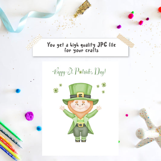 Leprechaun Foot Prints - St. Patrick's Day Craft