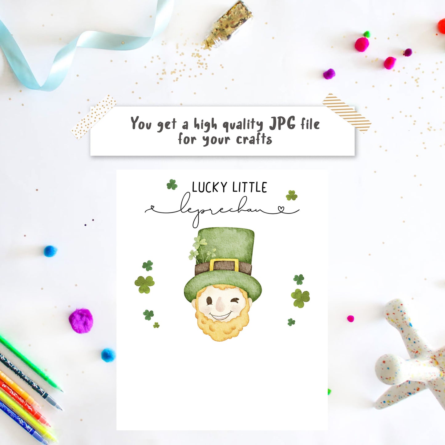 Handprint leprechaun - St. Patrick's Day Craft