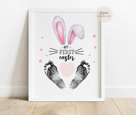 Easter Rabbit Footprints 