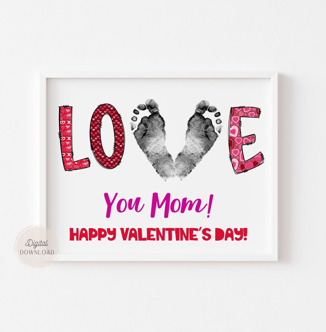 Valentine Handprint Art – AlniPrints