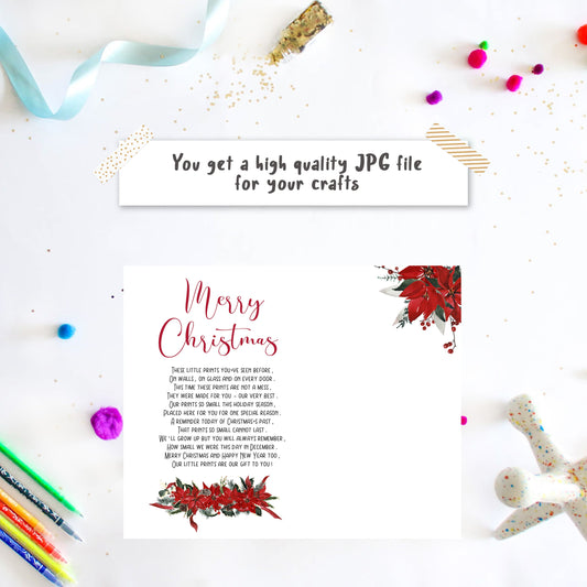 Christmas Handprint Poem