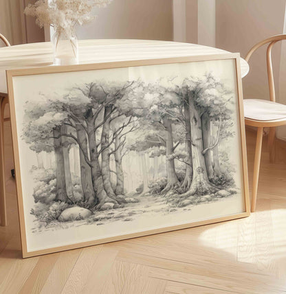 Medieval Castle Dragon Nursery Art - Vintage Magical Wall Prints for Boys