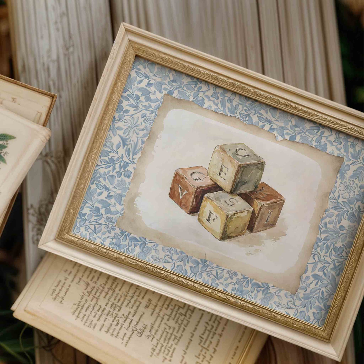 Vintage Nursery Gallery wall art for Boy - Set of 9 - 001