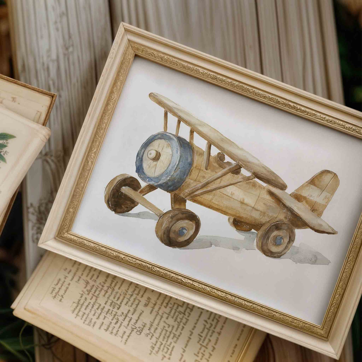 Vintage Nursery Gallery wall art for Boy - Set of 9 - 001