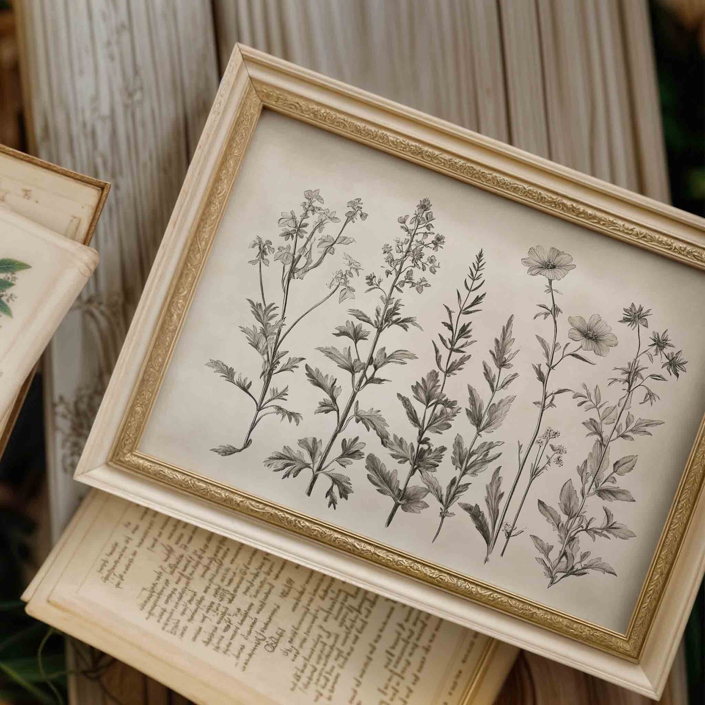 Vintage Cottagecore Nursery Gallery prints - Set of 9 - 001
