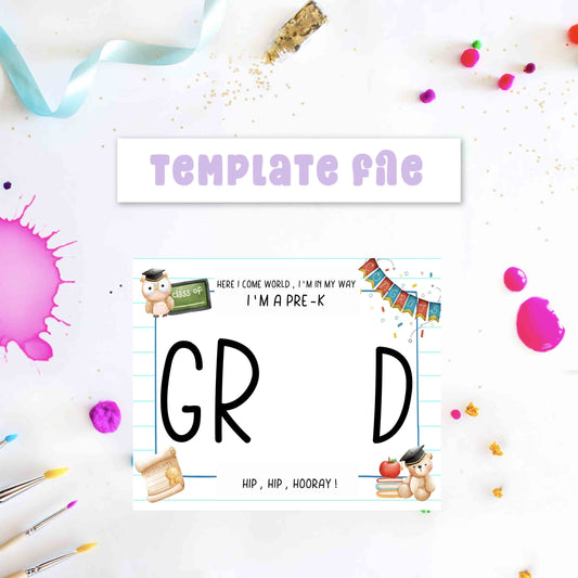 Pre-K Graduation Crafts - Grad Kids Sign Printable