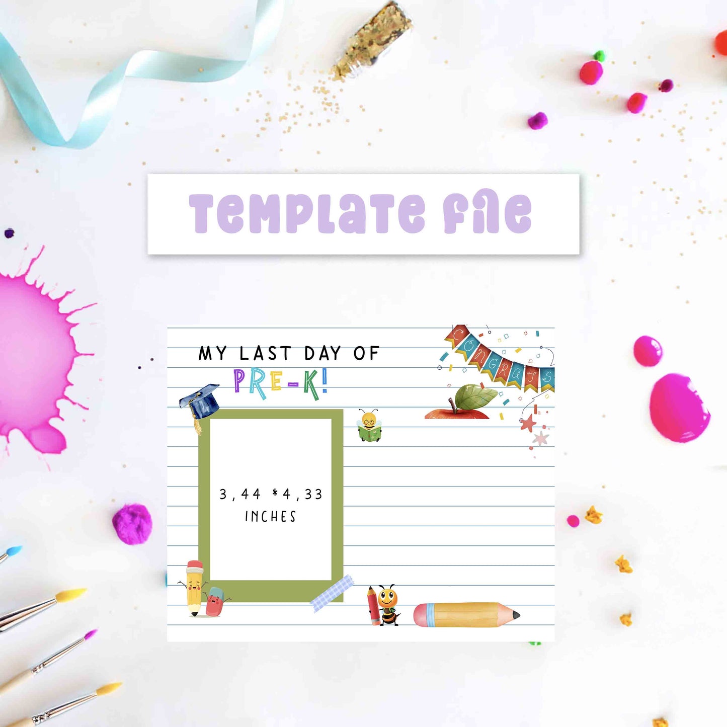 Last Day of Pre-K Printable