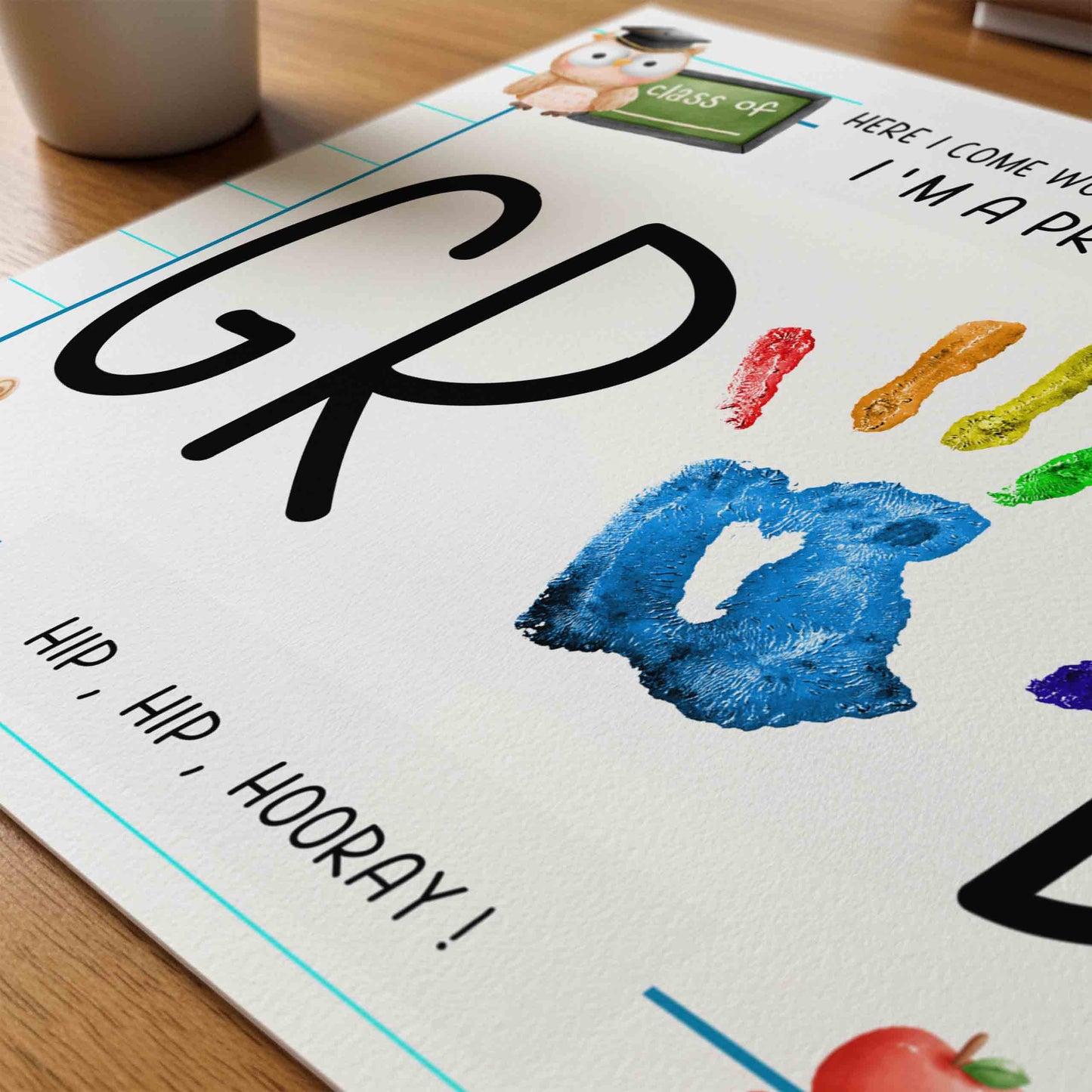 Preschool Plaque Grad Kids - Graduation Crafts Printable