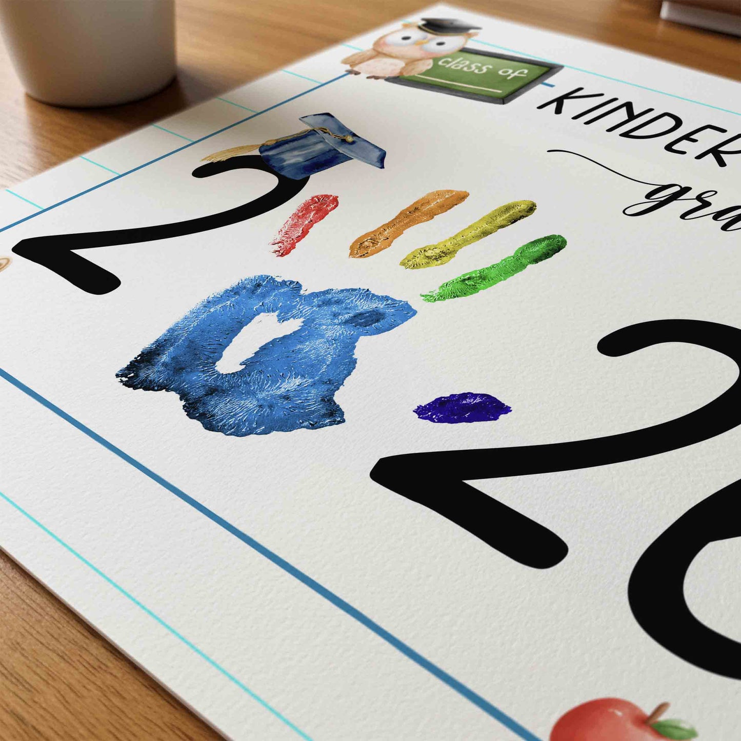 Kindergarten Graduation Sign - End of the Year Certificate Printable