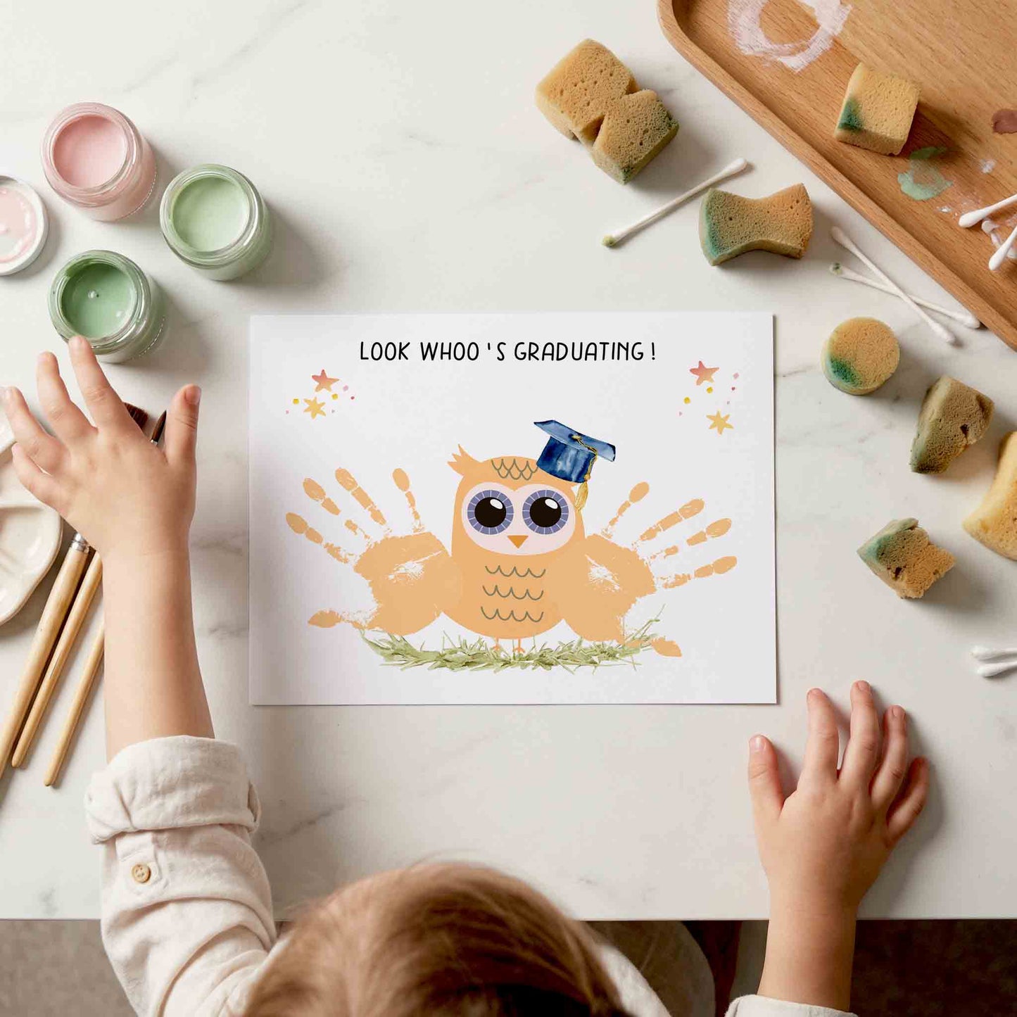 Graduation Handprint - Last Day of School Printable