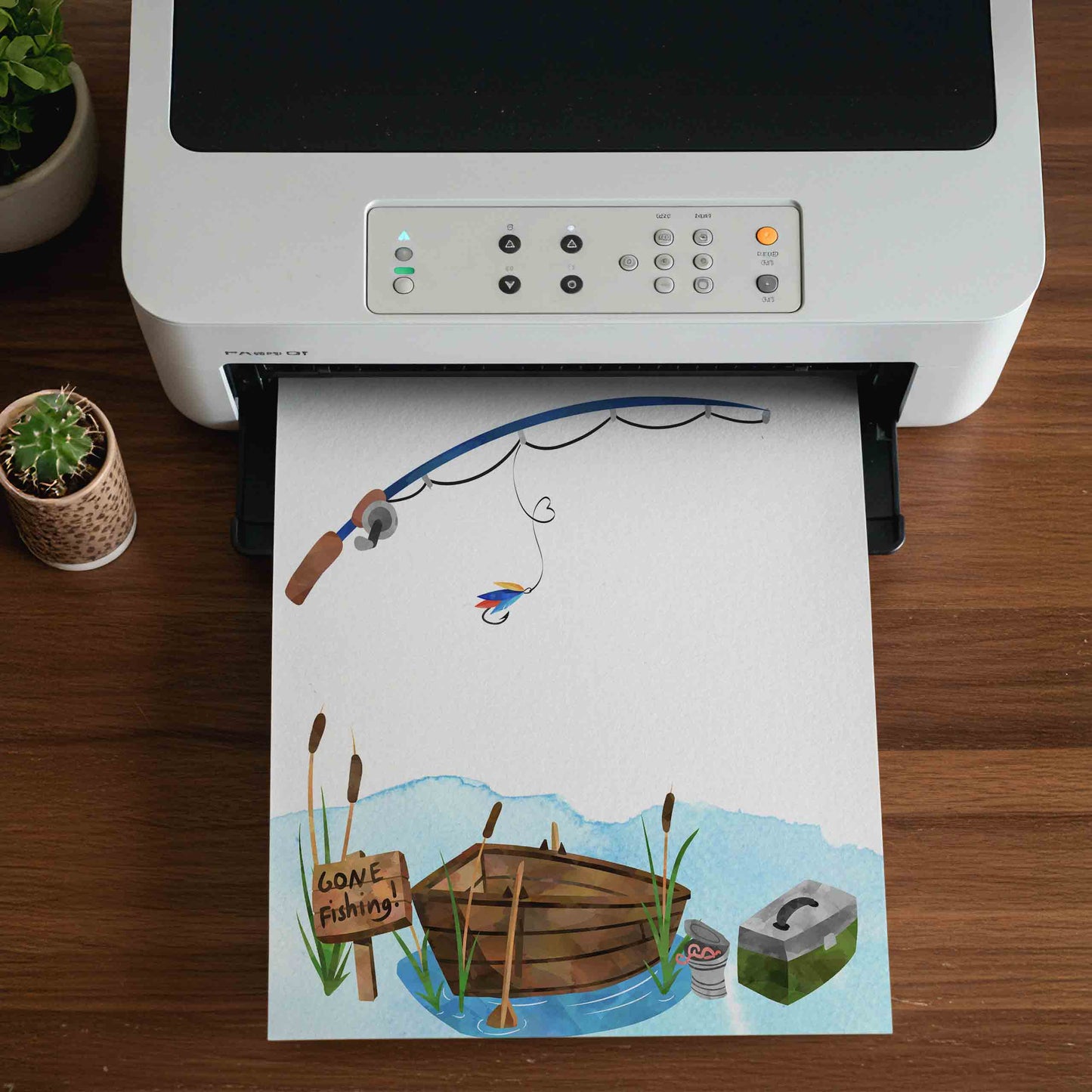 O-Fish-Ally a Graduate - Graduation Crafts Printable