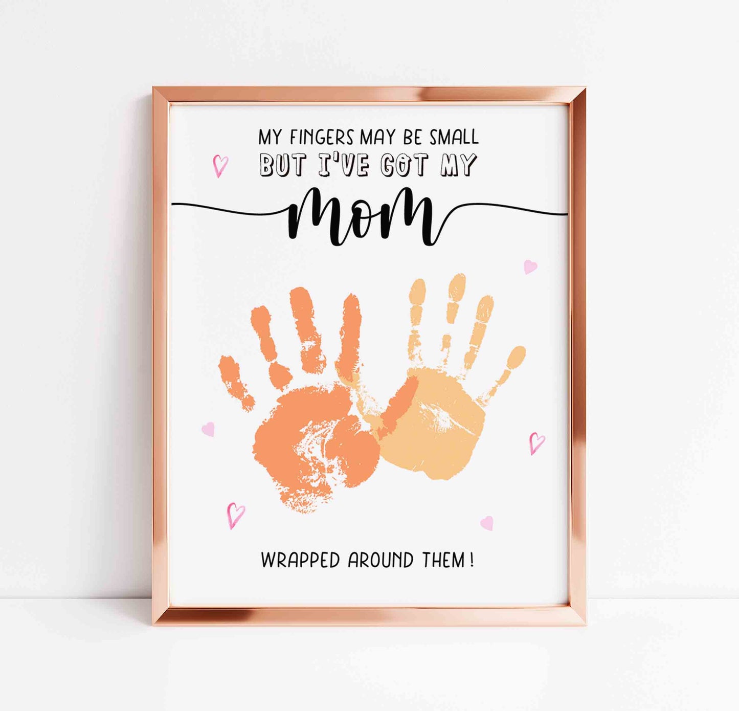 Little Hands Poem on Mother's Day Handprint Printable