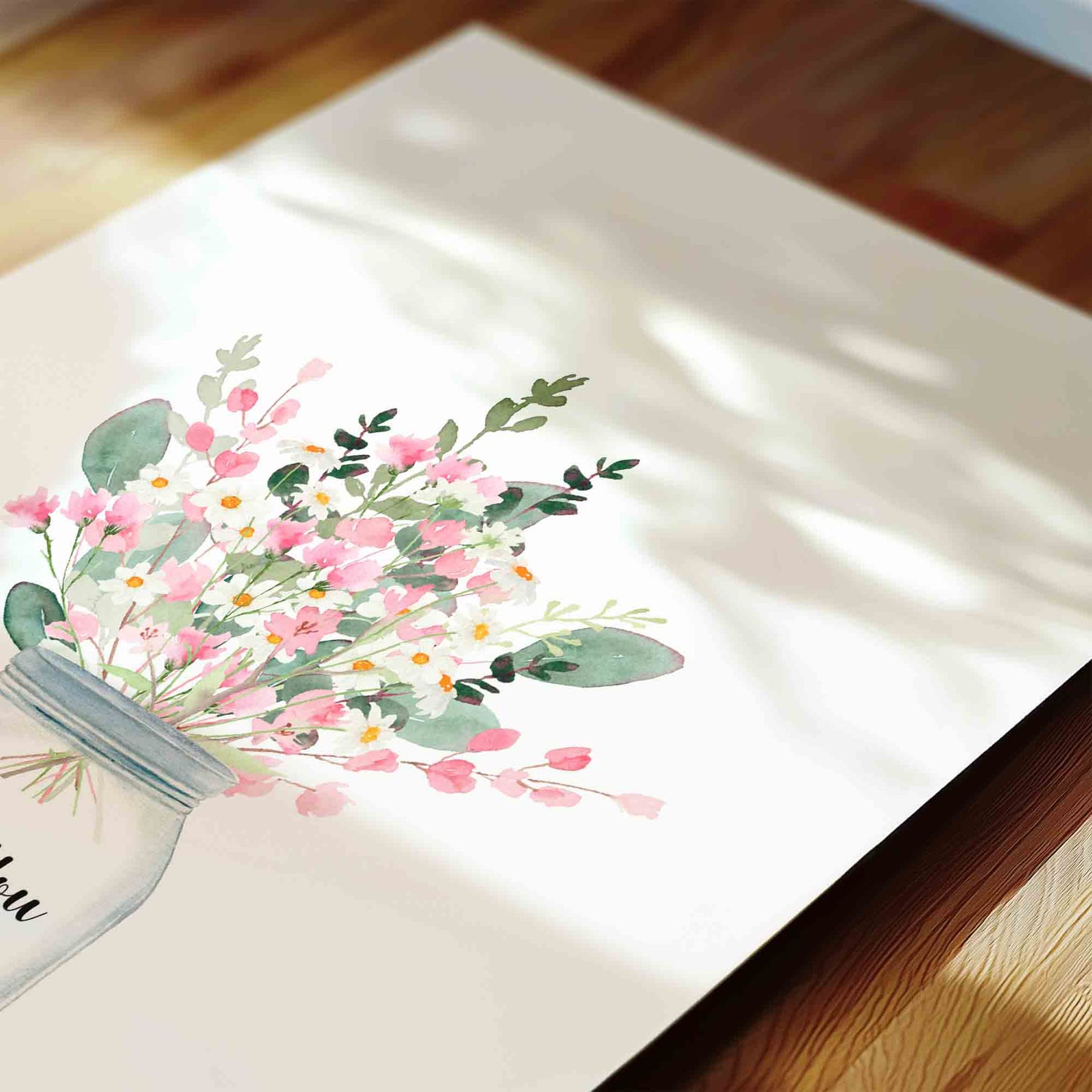 Thank You for Helping Me Grow Handprint Flowers Art Printable