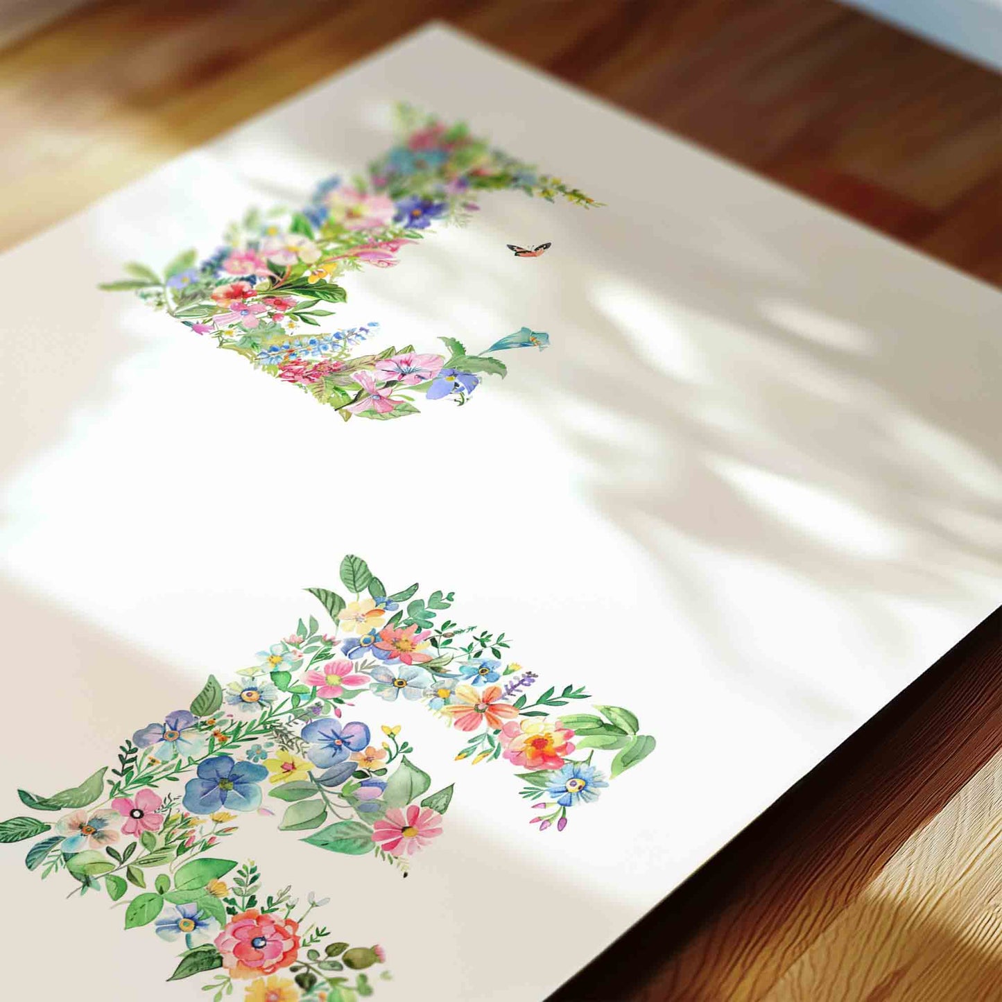 Spring Hand and Footprint Love Sign Printable - Easter Keepsake