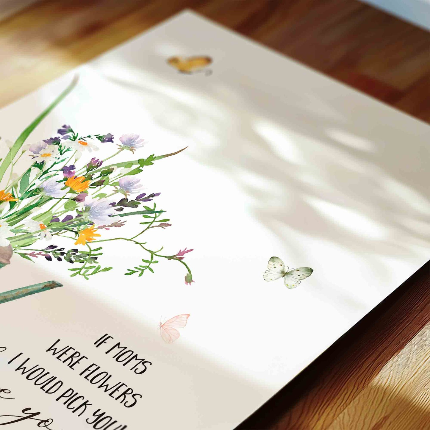 Handprint Flowers for Preschoolers Printable - Mother's Day Craft