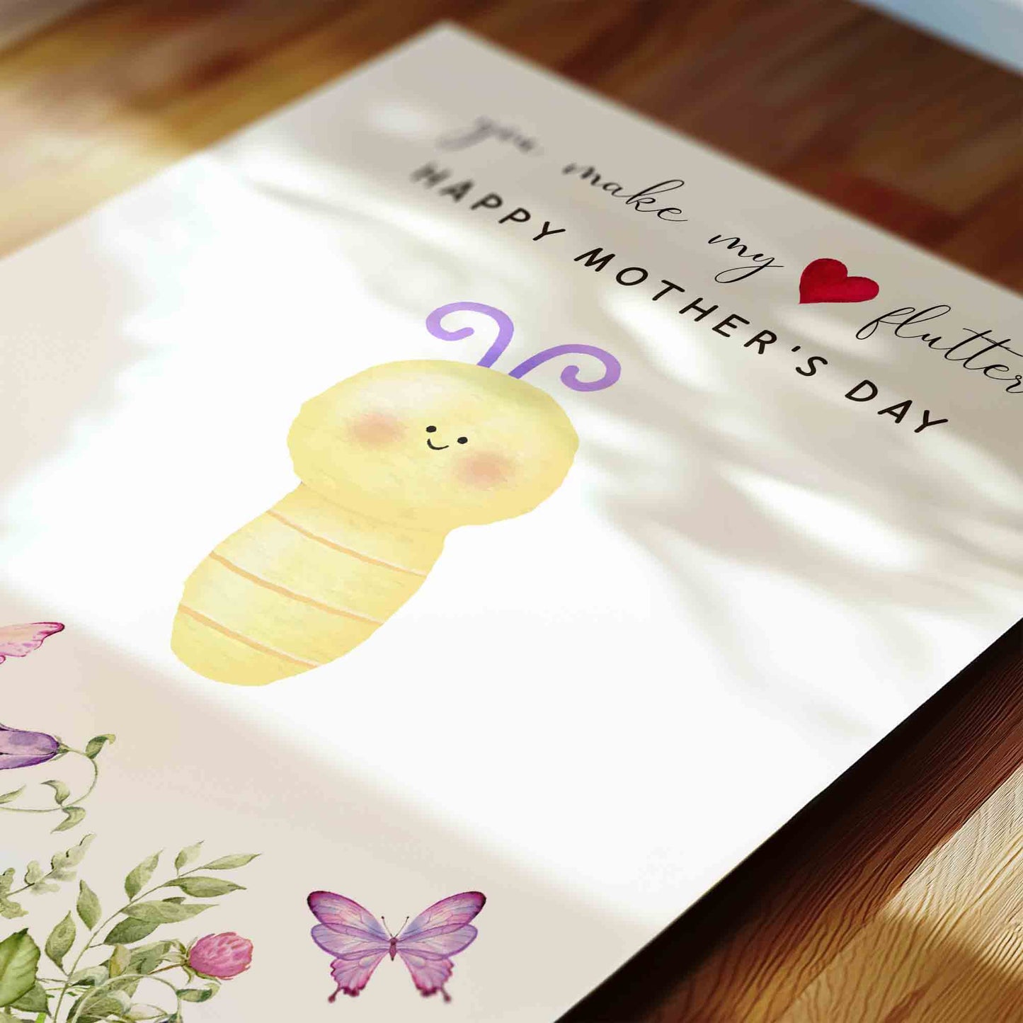 Butterfly Handprint for Mom Printable - Mother's Day Art