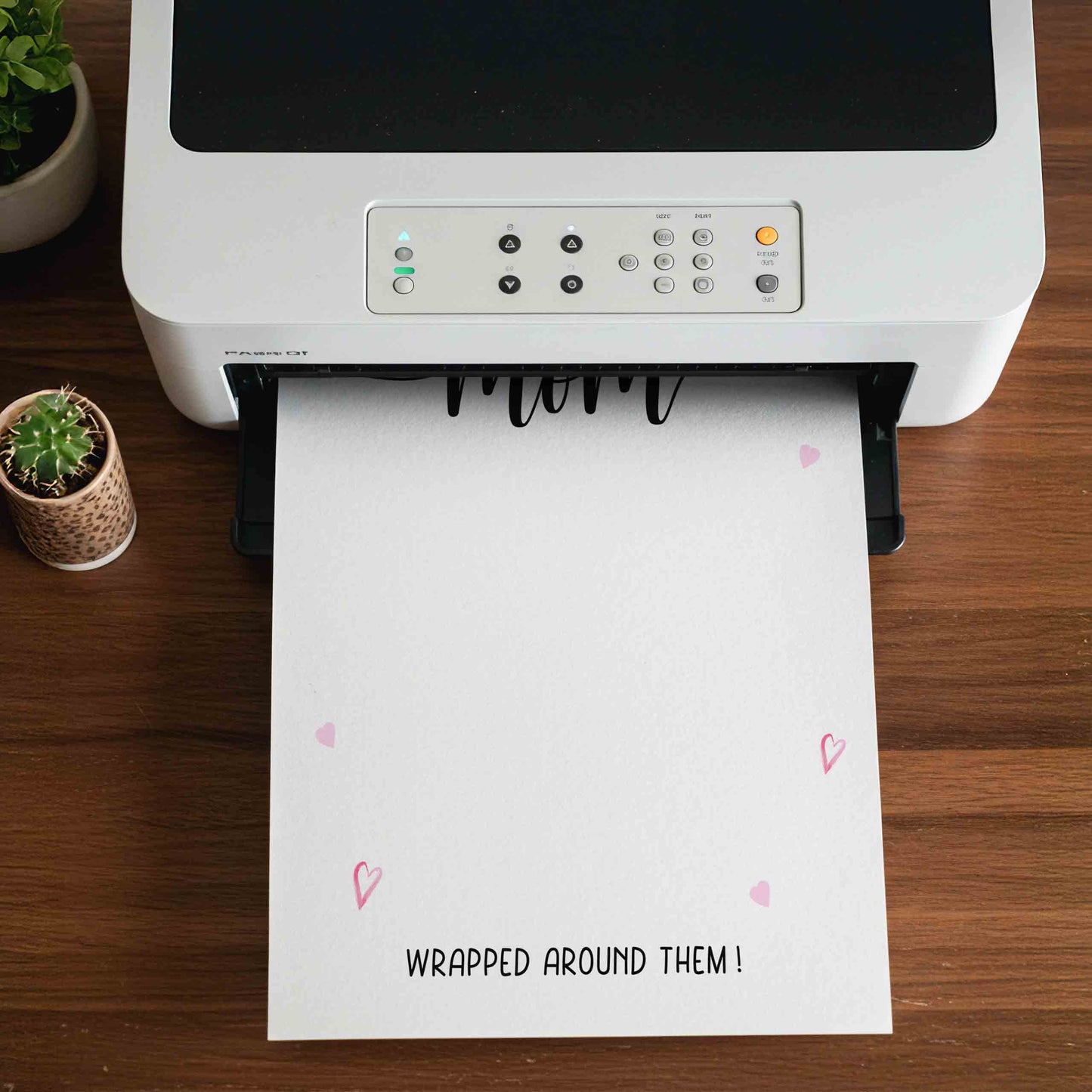 Little Hands Poem on Mother's Day Handprint Printable