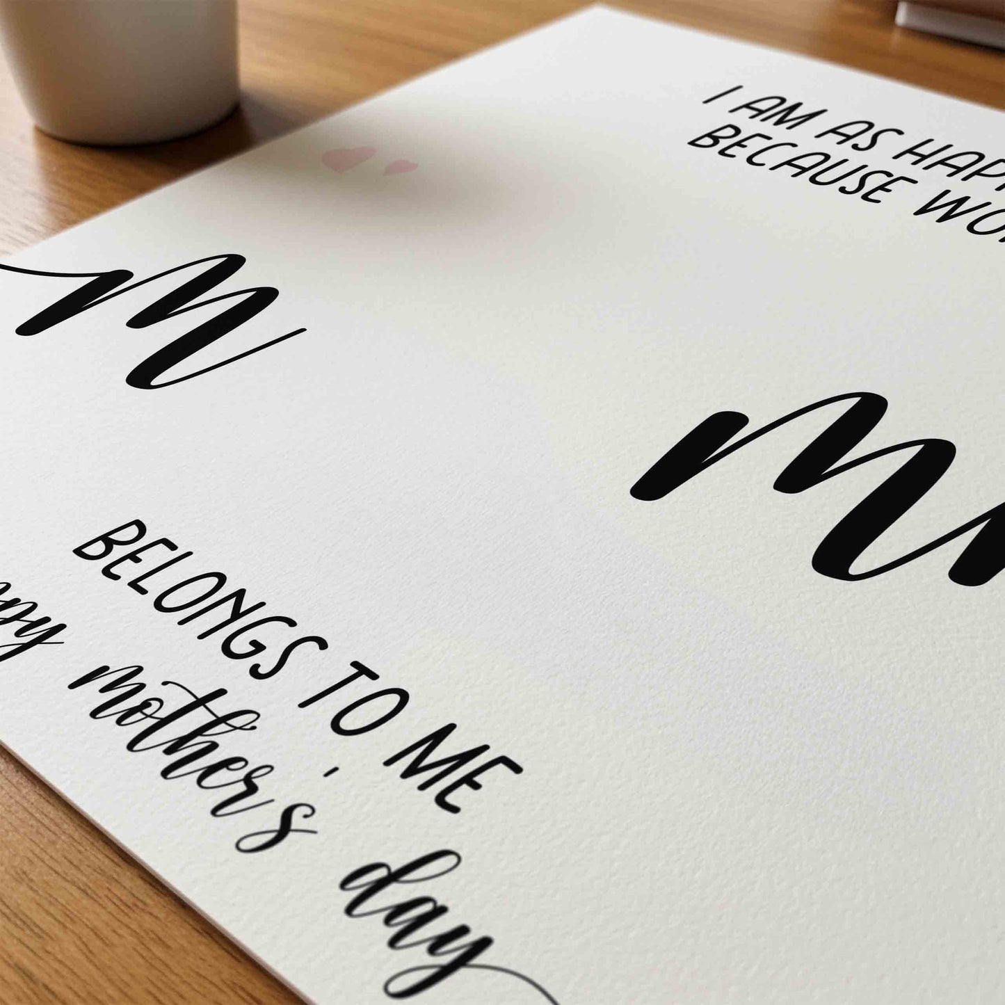 World's Best Mom Mommy Mummy Handprint Card Printable