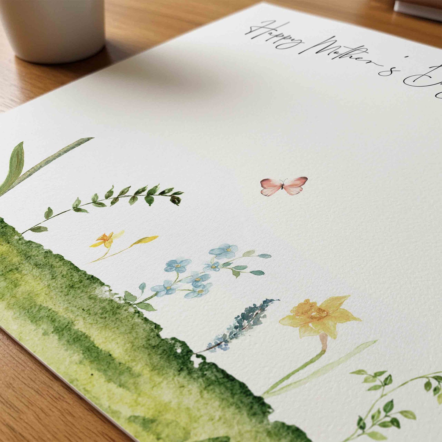 Hand and Footprint Art Butterfly Printable - Mother's Day Keepsake