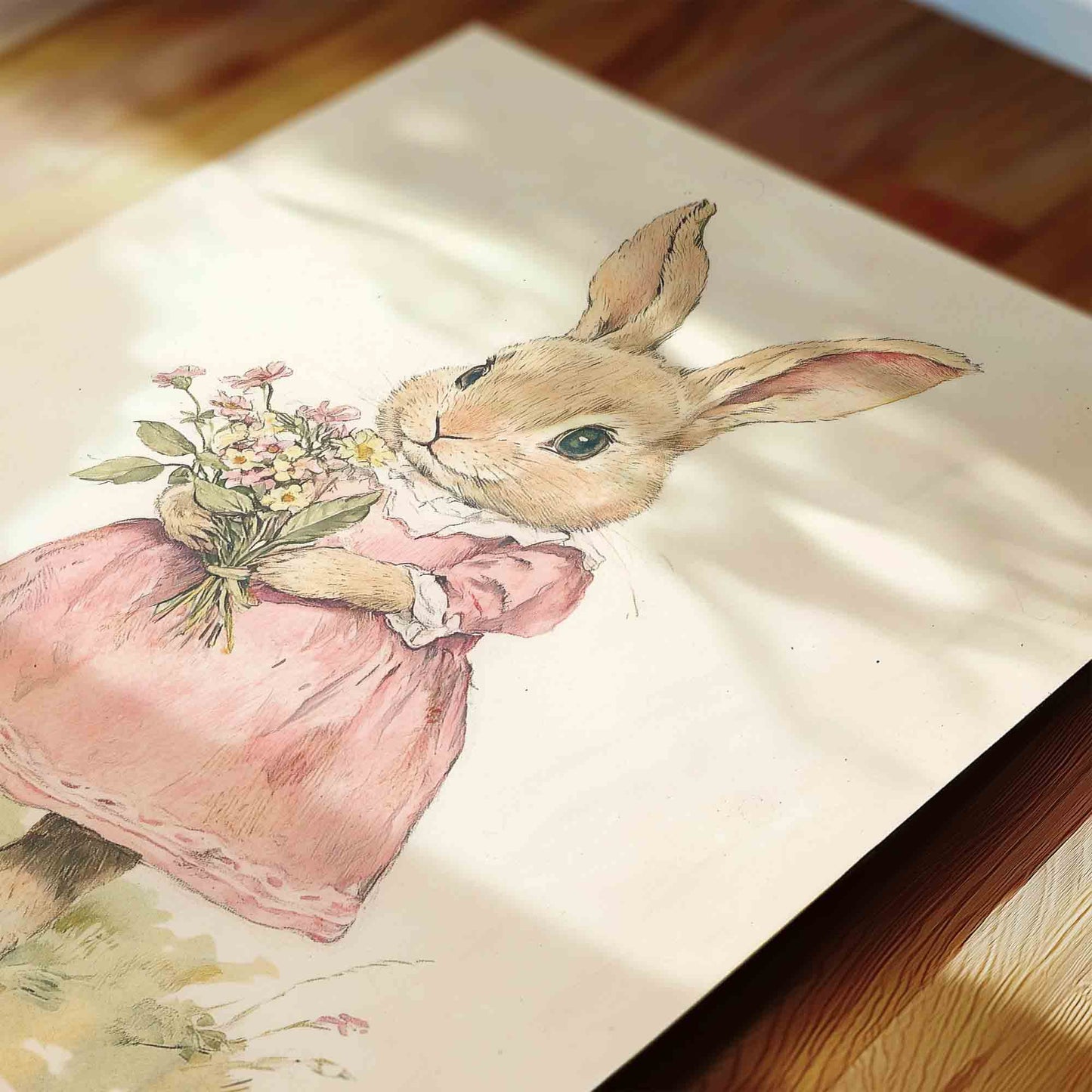 Whimsical Vintage Wall Art for Girls - Set of 6 - 001