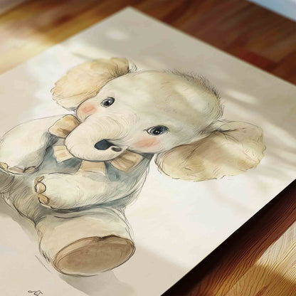 Vintage Nursery Gallery wall art for Boy - Set of 9 - 001