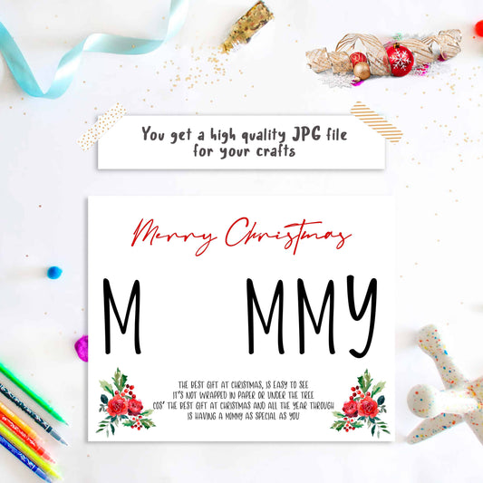 Christmas Mommy Handprint Poem