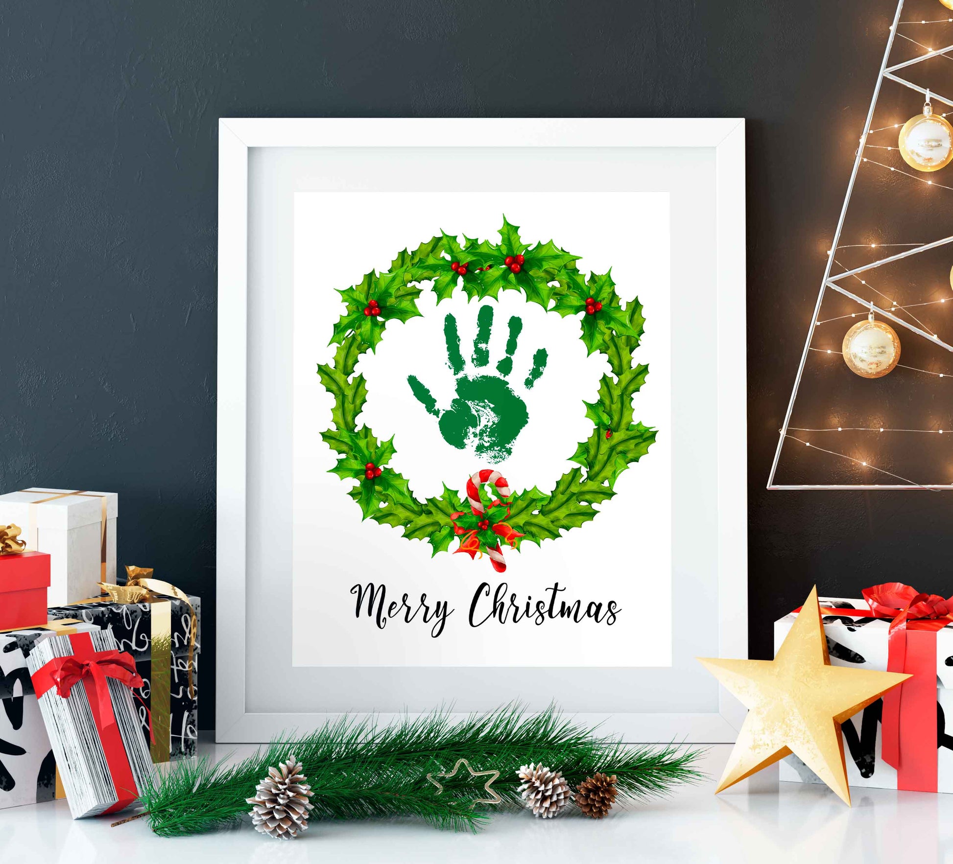 Christmas Handprint art