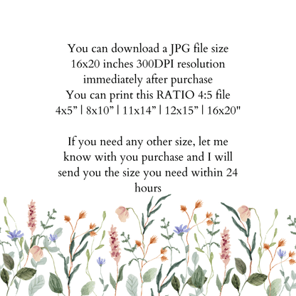 Vintage Bunny Print - Set of 2