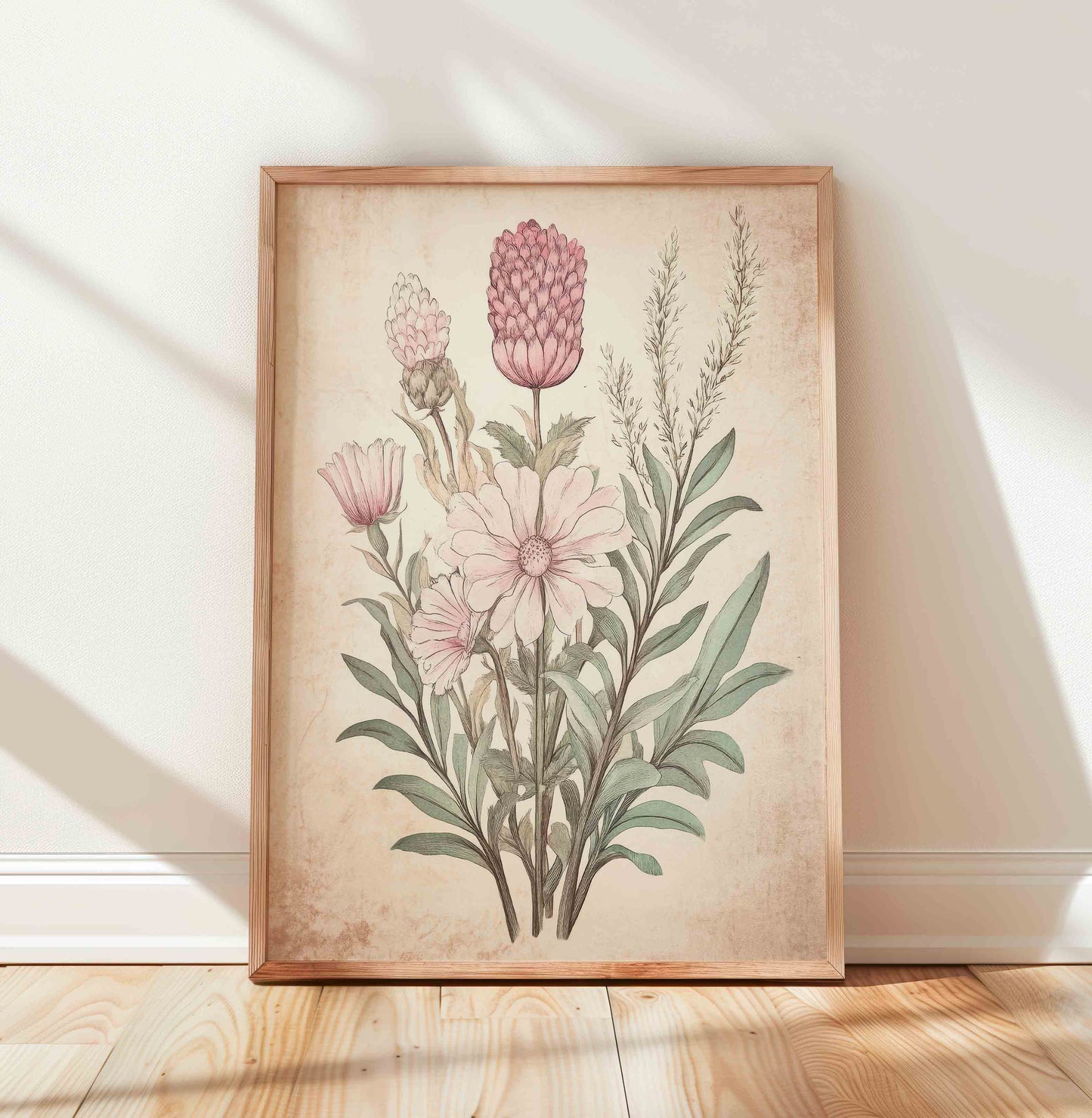 Whimsical Vintage Wall Art for Girls - Set of 6 - 001