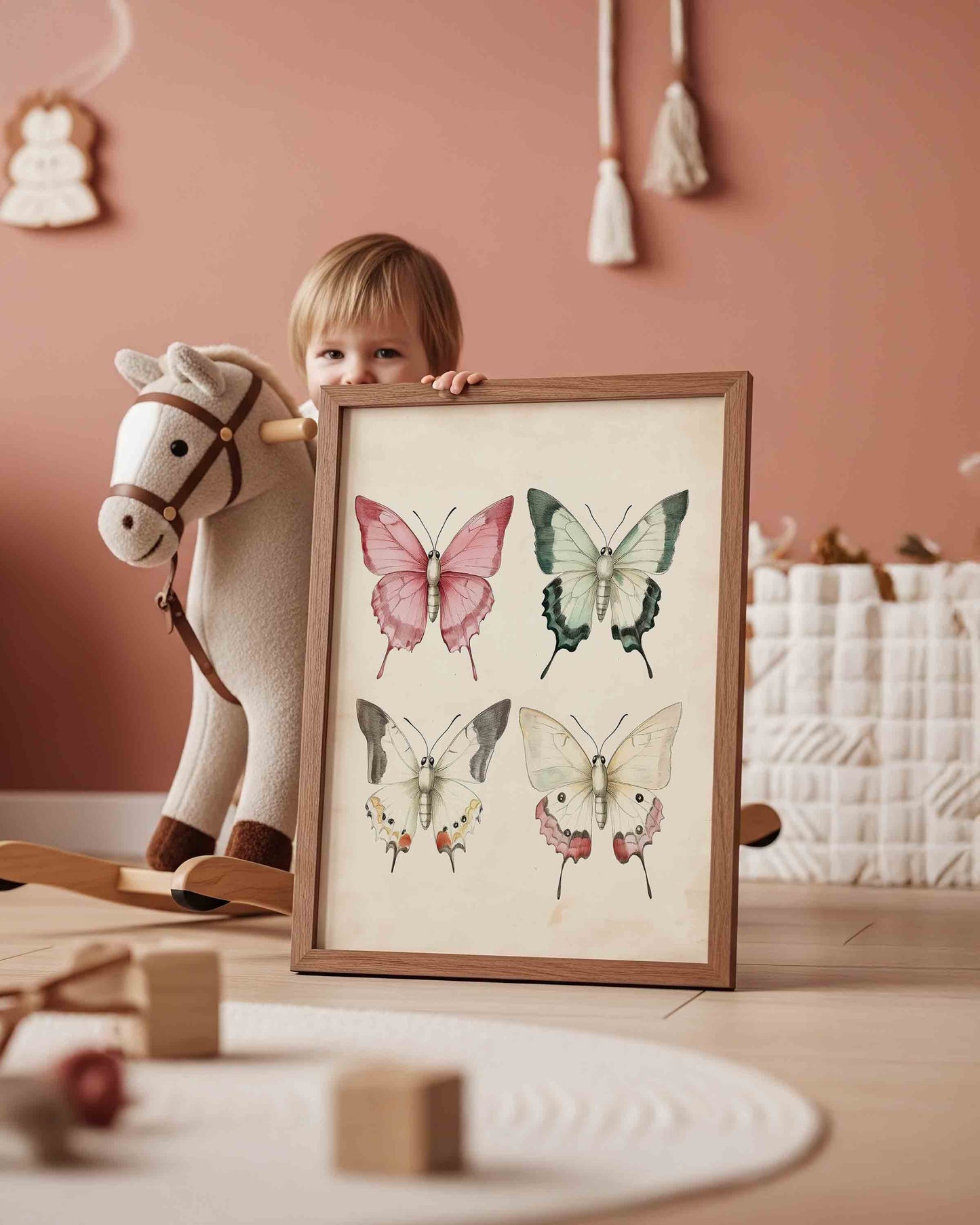 Vintage Whimsical Nursery Gallery - Set of 6 Prints - 001