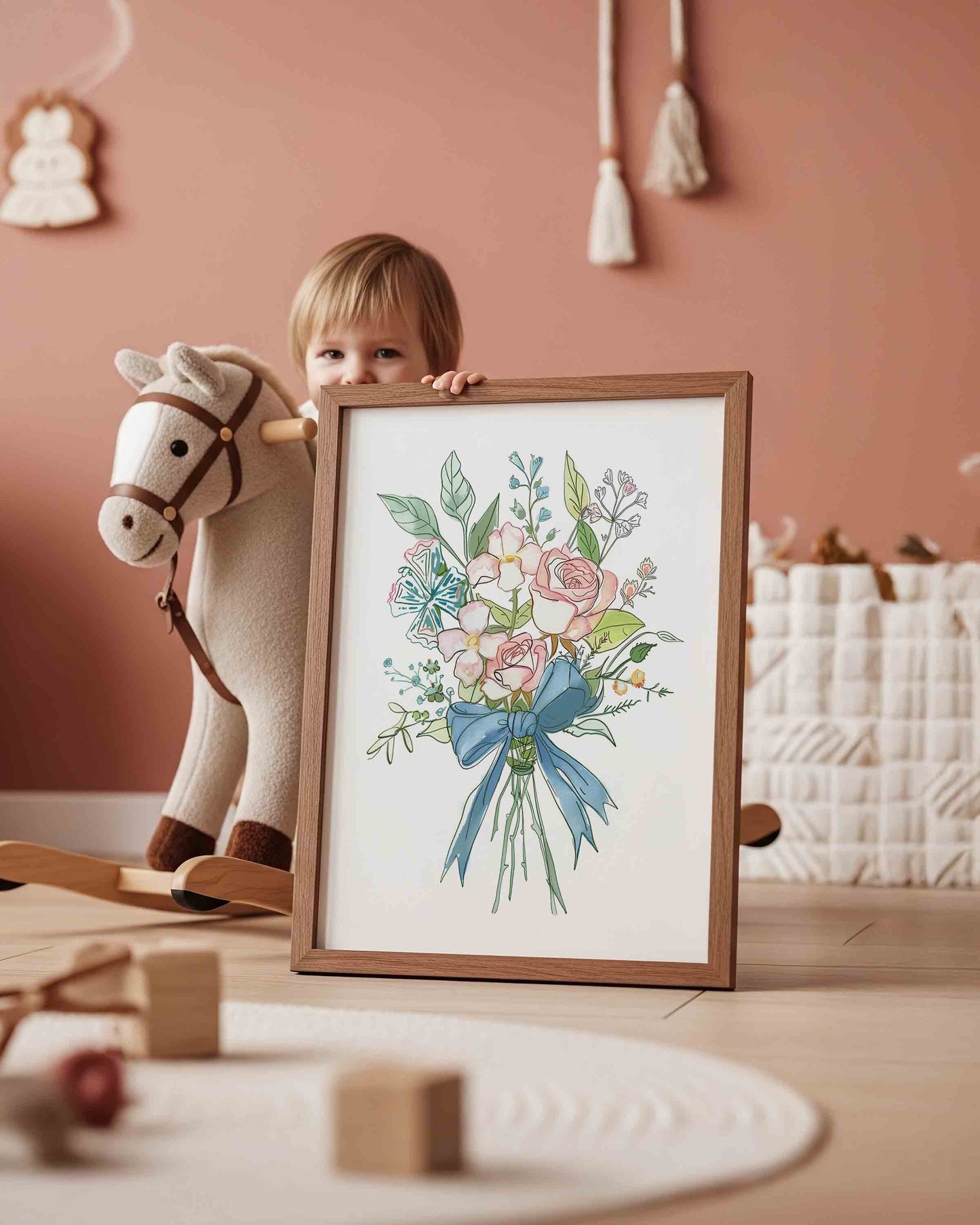 Vintage Whimsical Prints for Girls - Set of 6 - 001