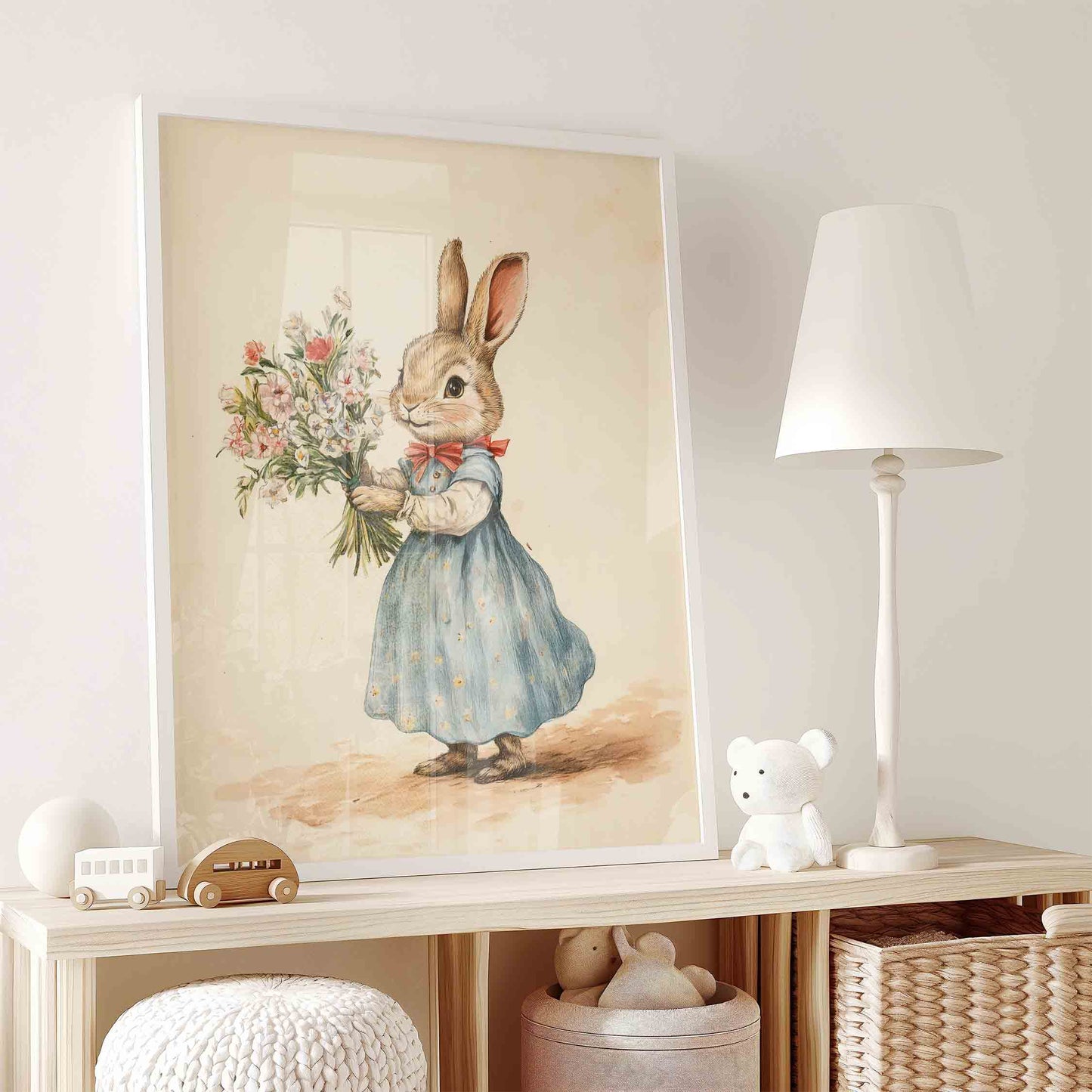 Whimsical Baby girl wall art - Set of 6 Prints - 001