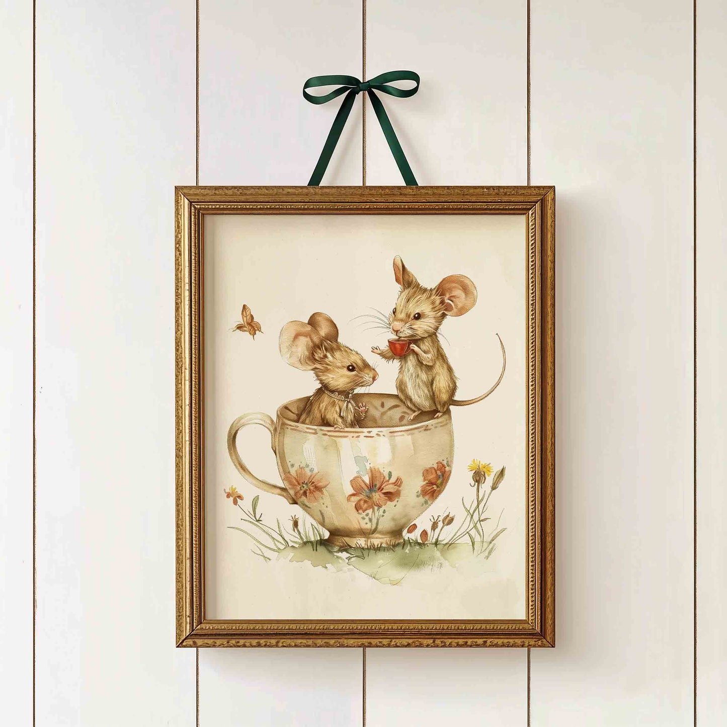 Whimsical Baby girl wall art - Set of 6 Prints - 001