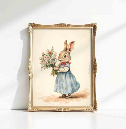 Whimsical Baby girl wall art - Set of 6 Prints - 001