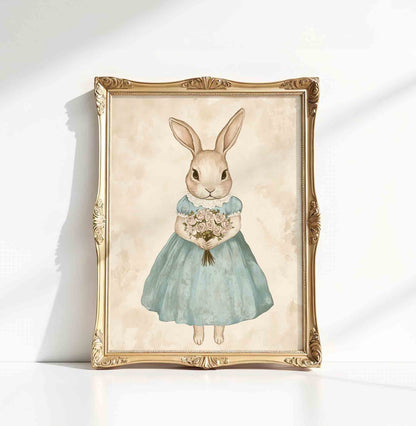 Vintage Whimsical Prints for Girls - Set of 6 - 001