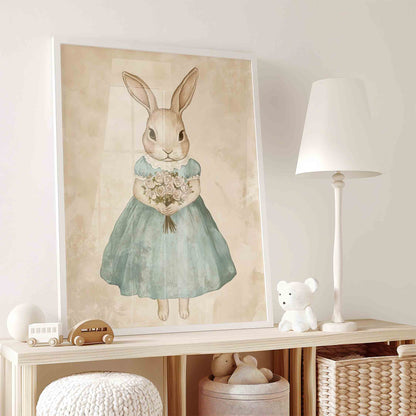 Vintage Whimsical Prints for Girls - Set of 6 - 001