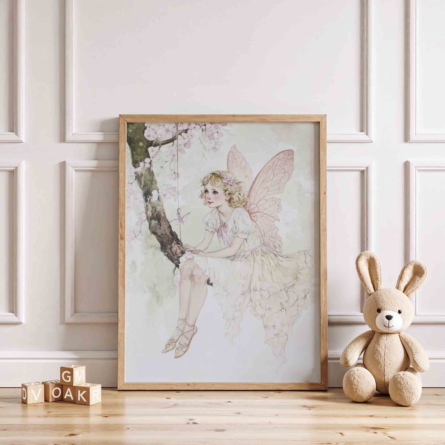 Fairy Tale Nursery Wall Art Set – Enchanted Forest Decor for Girls