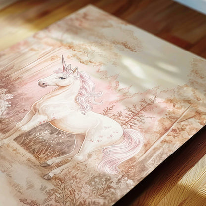 Fairy Tale Nursery Wall Art Set – Enchanted Forest Decor for Girls