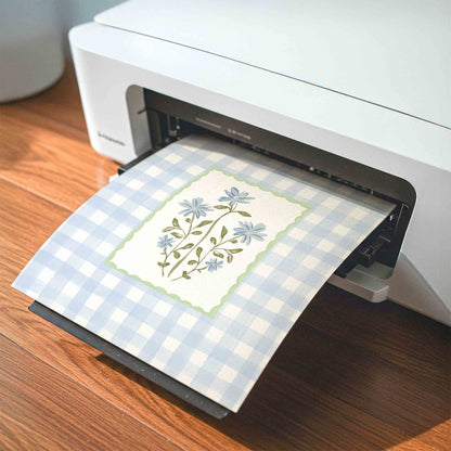 Grandmillennial Blue Floral Nursery Wall Art – Coastal Grandmother Style