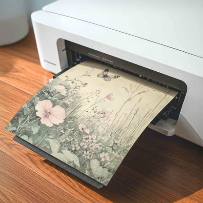 Vintage Fairy Nursery Wall Art Set for Girls - Whimsical Botanical Illustration