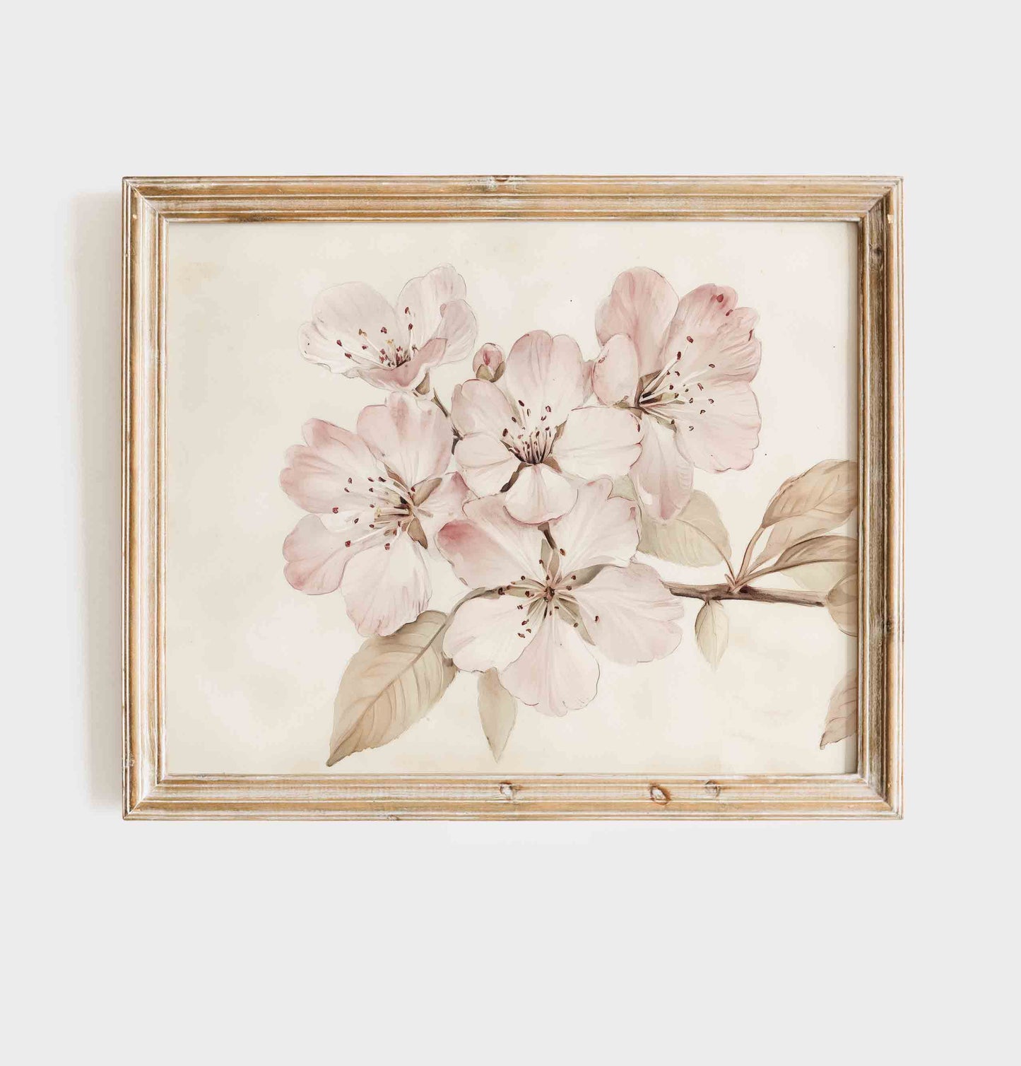 Vintage Bunny Nursery Wall Art with Florals and Ducklings