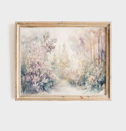 Fairy Tale Nursery Wall Art Set – Enchanted Forest Decor for Girls