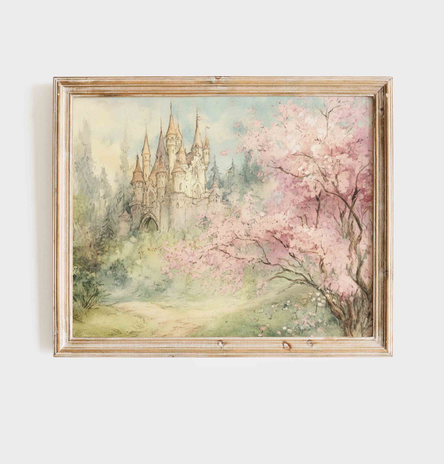 Fairy Tale Nursery Wall Art Set – Enchanted Forest Decor for Girls