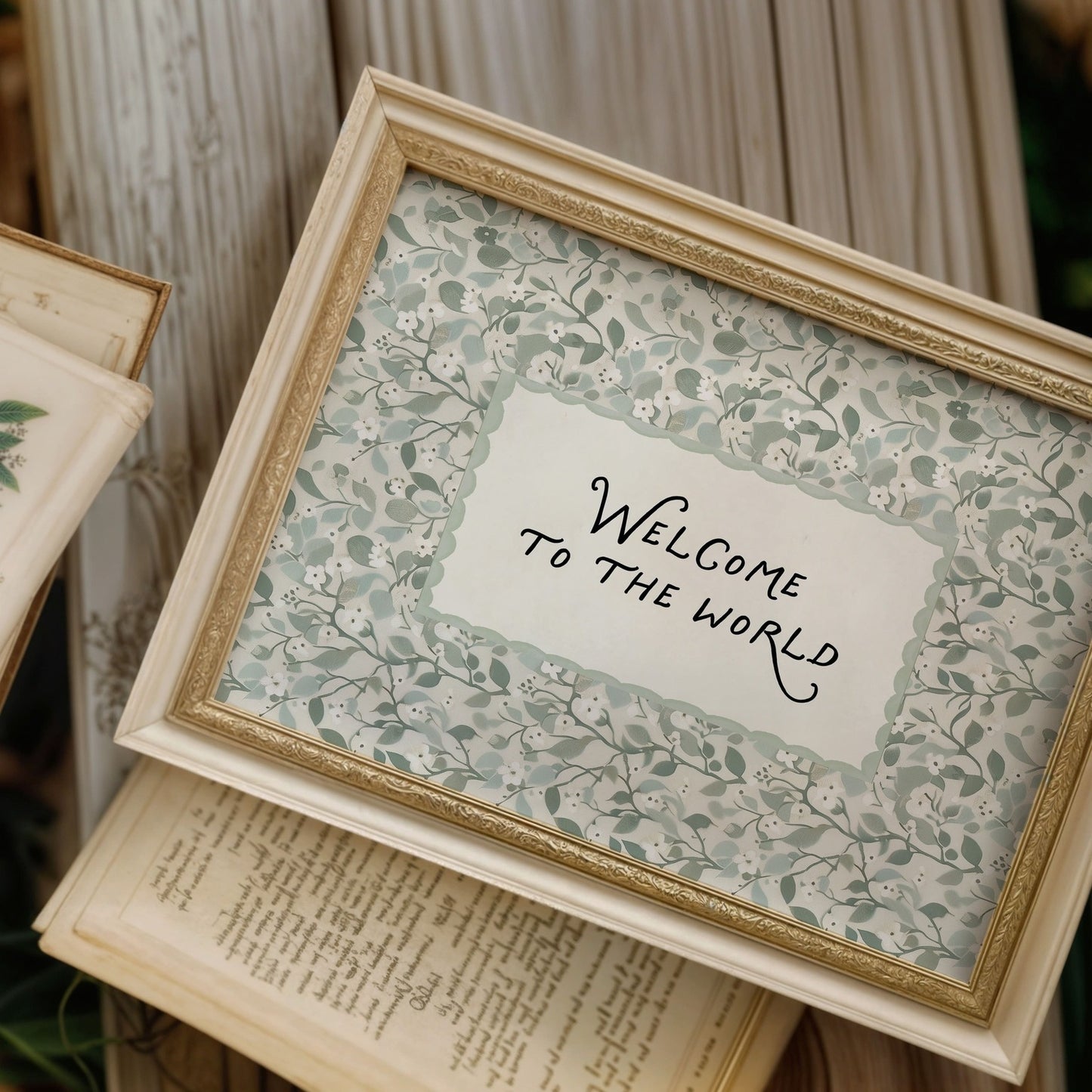 Woodland Nursery Wall Art Set with Forest Animals, Nature Scenes & Gentle Quotes (9 Pieces)