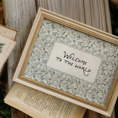 Woodland Nursery Wall Art Set with Forest Animals, Nature Scenes & Gentle Quotes (9 Pieces)