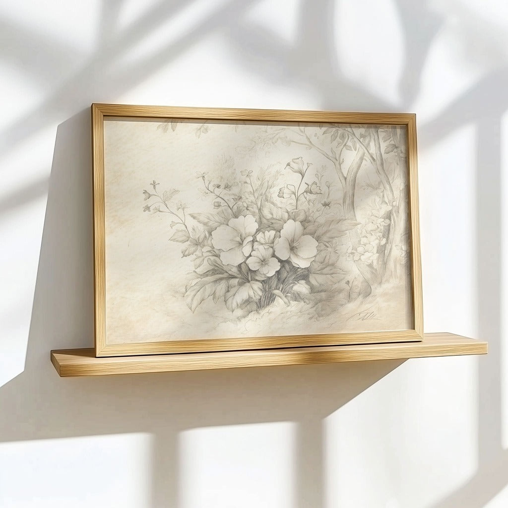 Woodland Nursery Wall Art Set with Forest Animals, Nature Scenes & Gentle Quotes (9 Pieces)