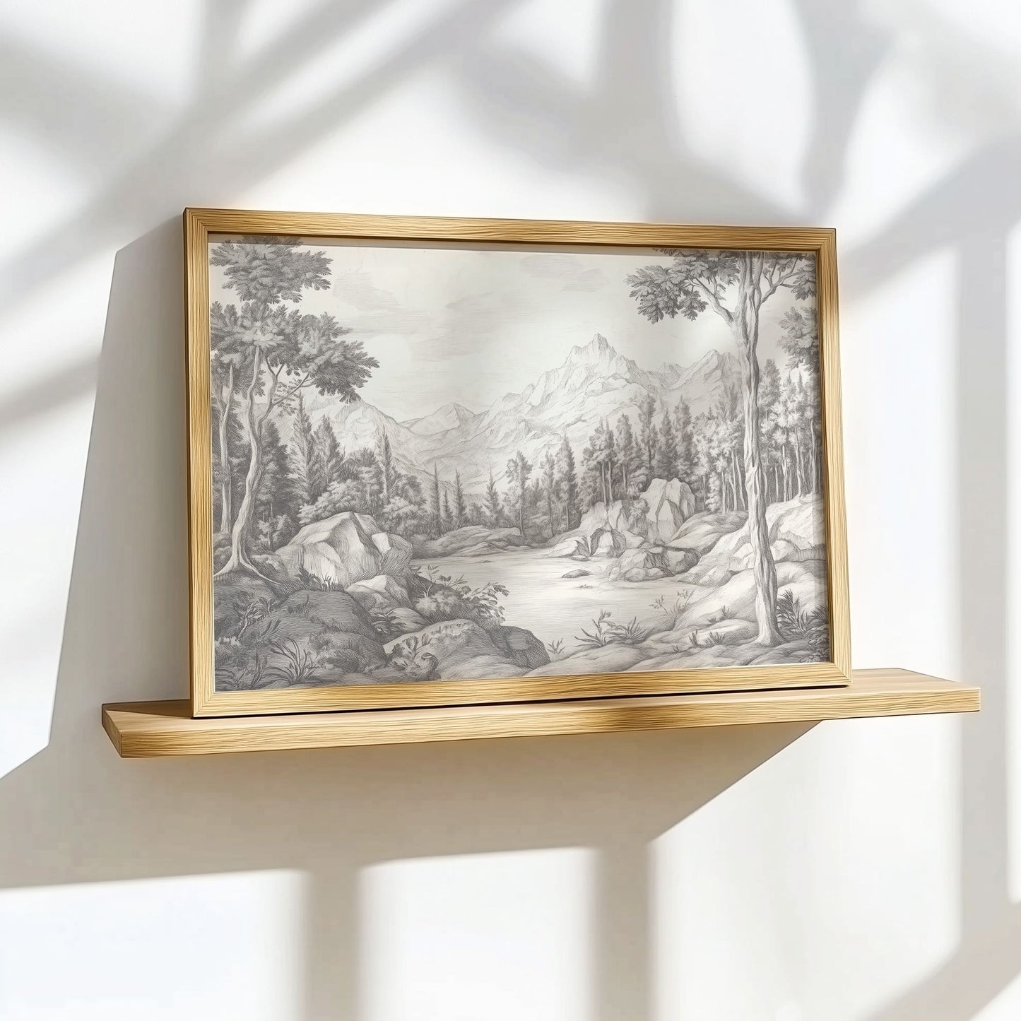 Woodland Animal Nursery Prints - Set of 9 Vintage Sketch Art Prints