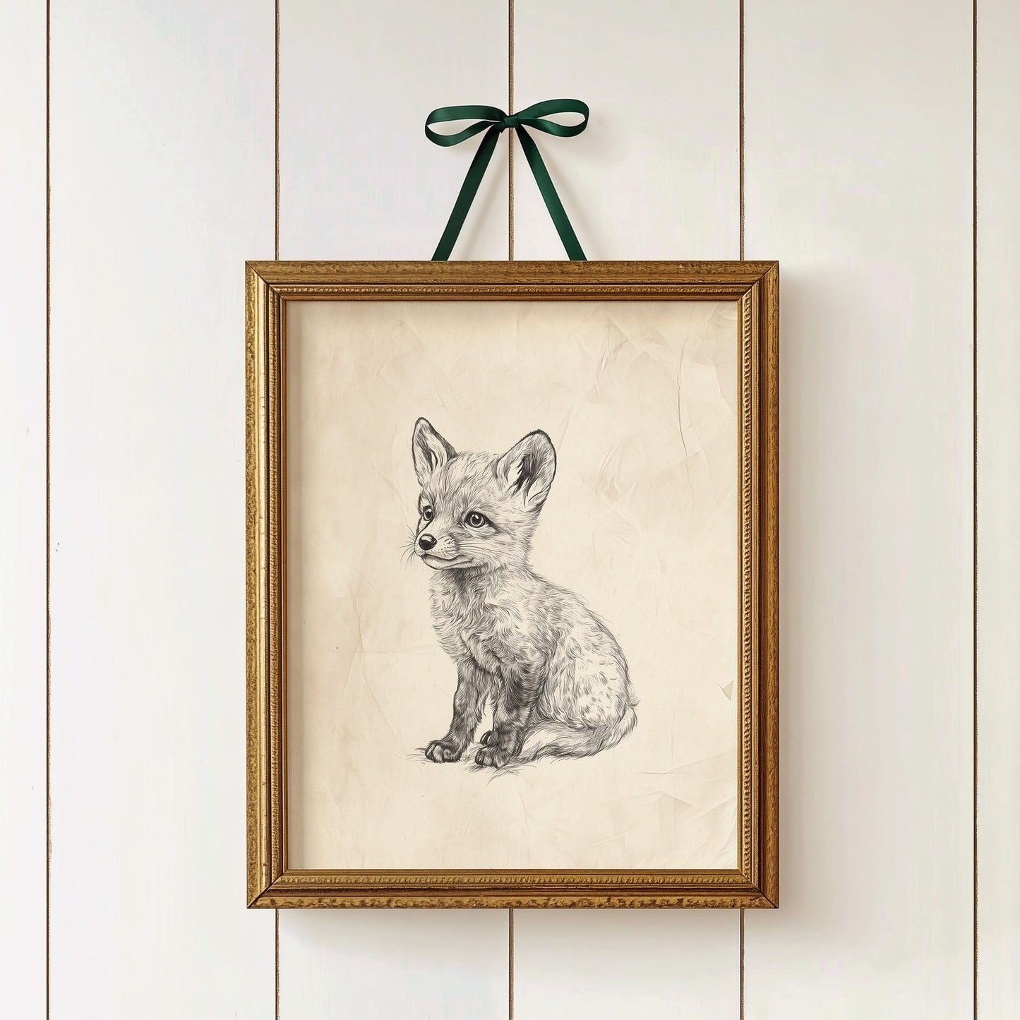 Woodland Nursery Wall Art Set with Forest Animals, Mushrooms & Botanical Prints (9 Pieces)